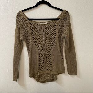 Milliou knit sweater tan small